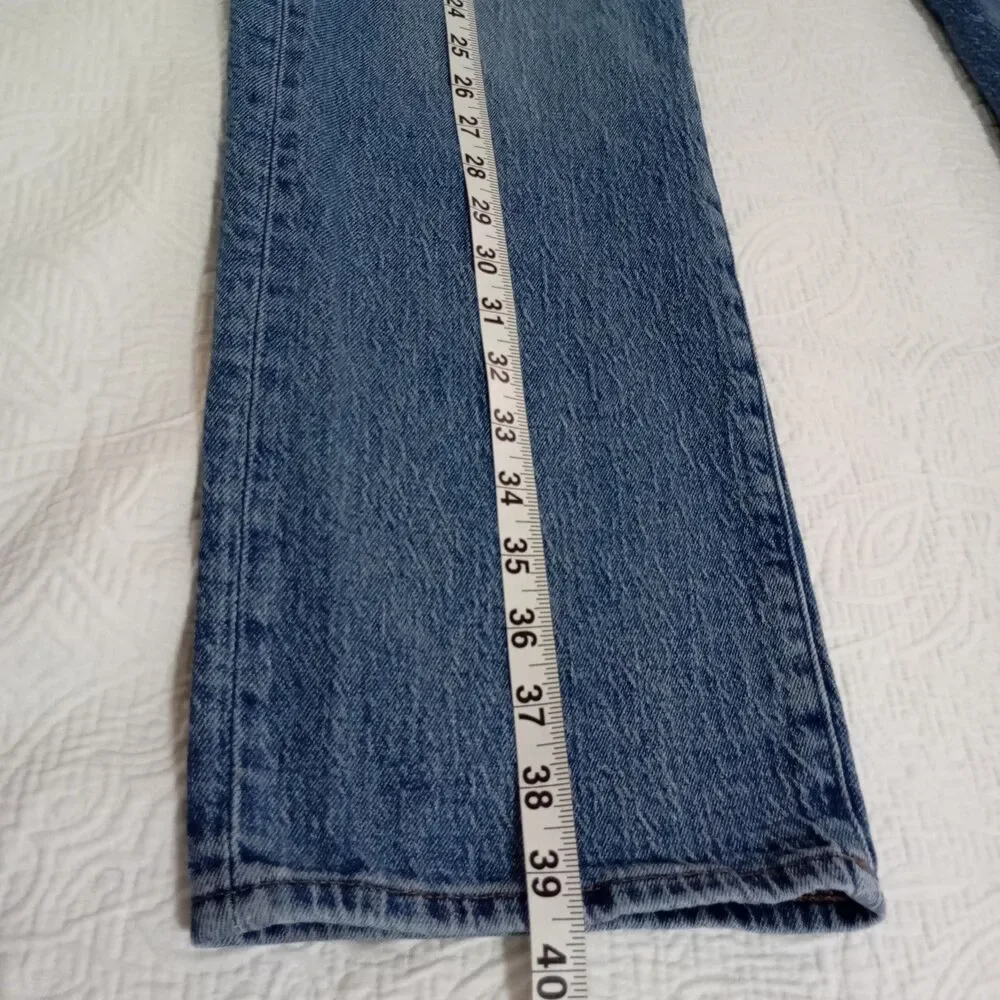 Madewell $128 The Tall '90s Straight Jean in Rondell Wash Size 27 Women's - Picture 14 of 14